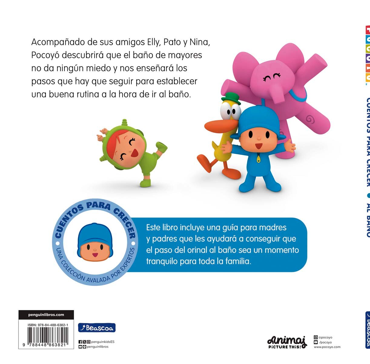 Pocoyó. Un cuento - Cuentos para crecer: Al baño (Capa dura) 2