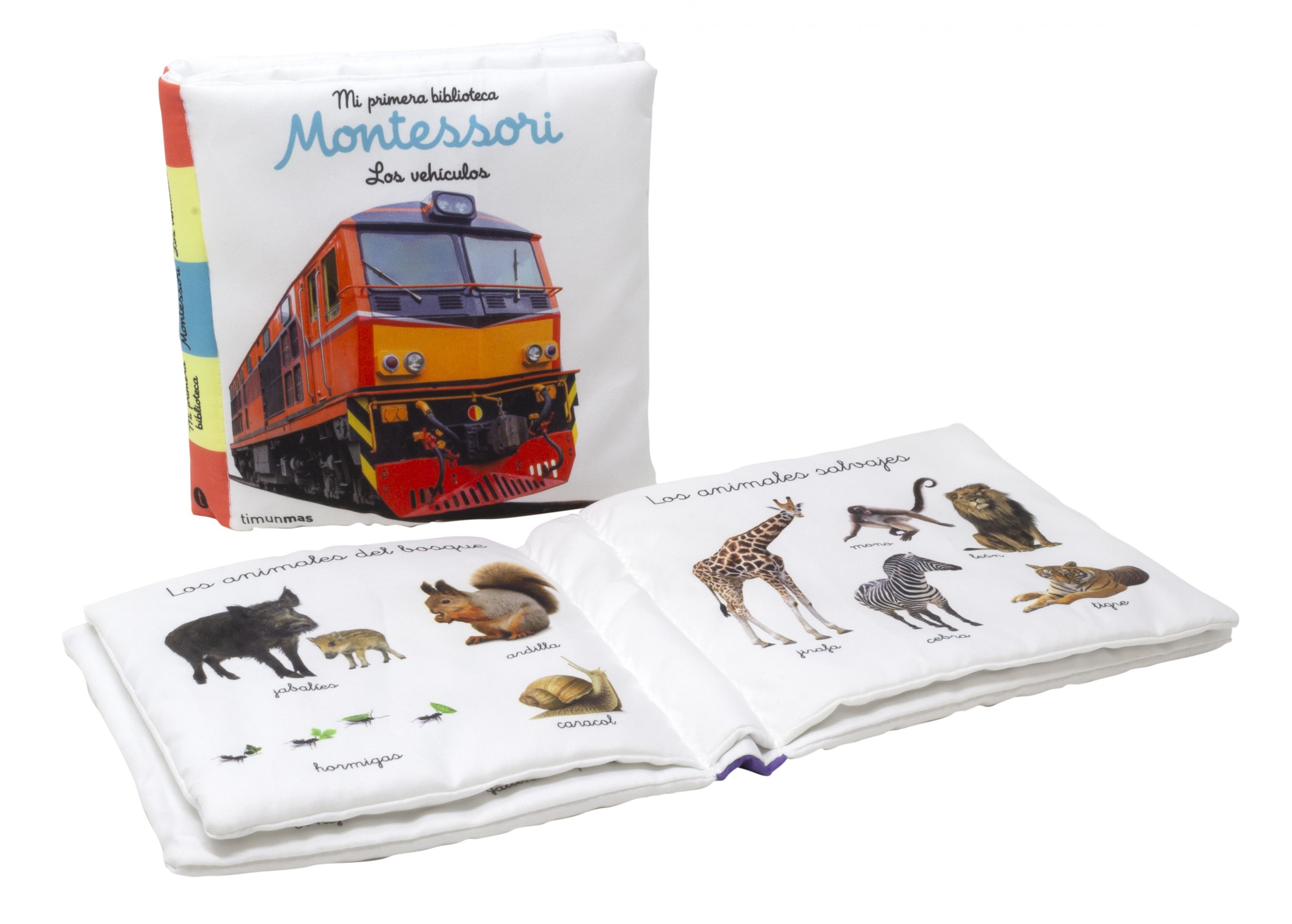 Los animales. Libro de tela. Mi primera biblioteca Montessori: Con fotos reales 4