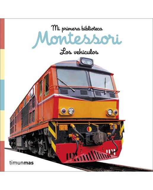 Los vehículos. Libro de tela. Mi primera biblioteca Montessori: Con fotos reales 1