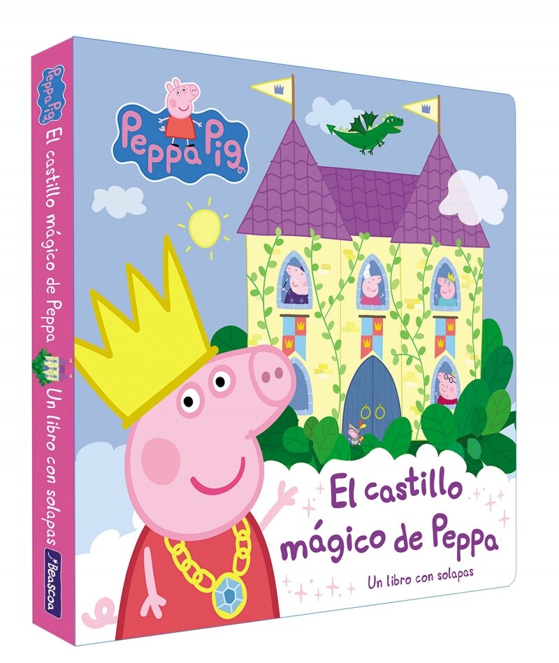 Peppa Pig. Libro de cartón con solapas - El castillo mágico de Peppa: Un libro de cartón con solapas (Capa dura) 2