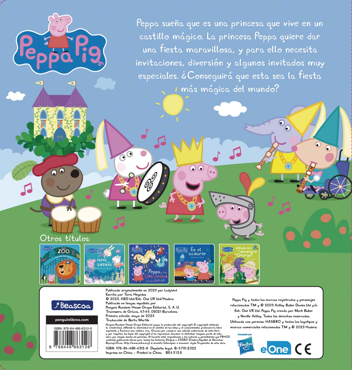Peppa Pig. Libro de cartón con solapas - El castillo mágico de Peppa: Un libro de cartón con solapas (Capa dura) 3