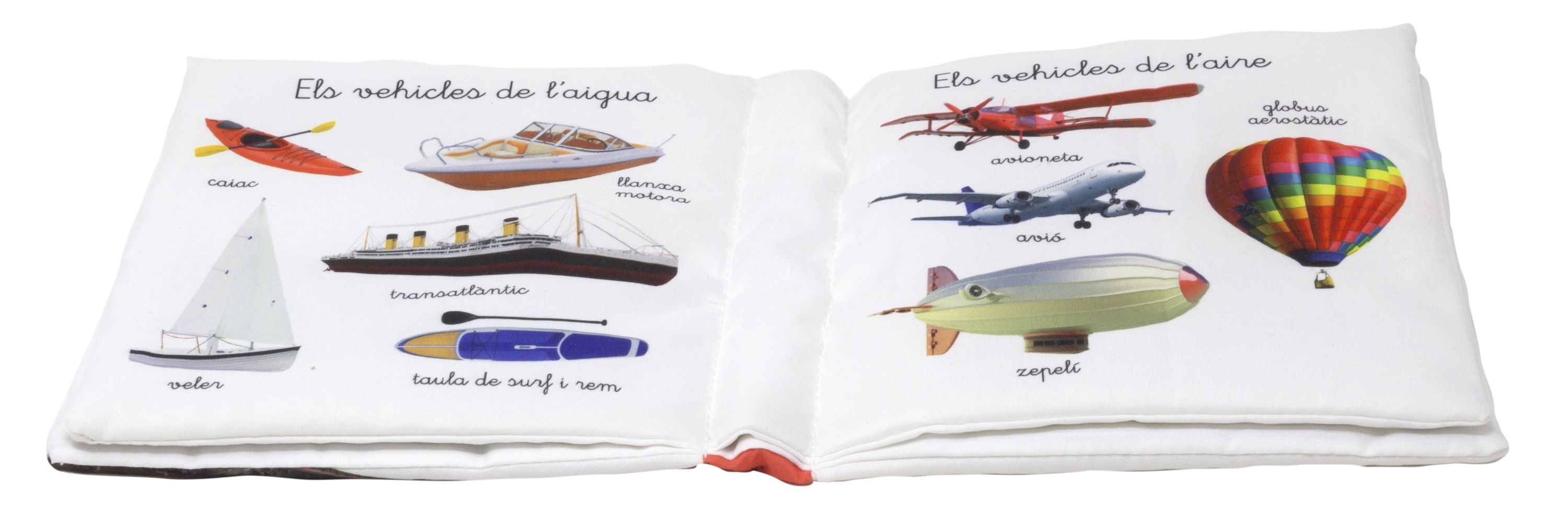 Els vehicles. Llibre de tela. La meva primera biblioteca Montessori: Amb fotografies reals 2
