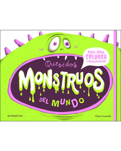 Imagen 0 de Queridos monstruos del mundo: Pinta, juega, colorea y sabiondízate  (Tapa blanda)