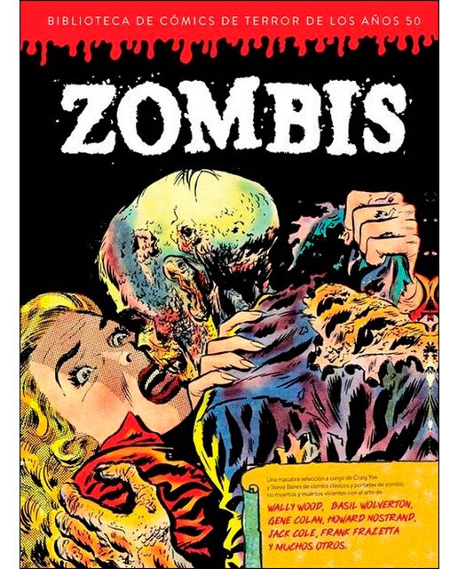 Zombis. Biblioteca de comics de terror de los años