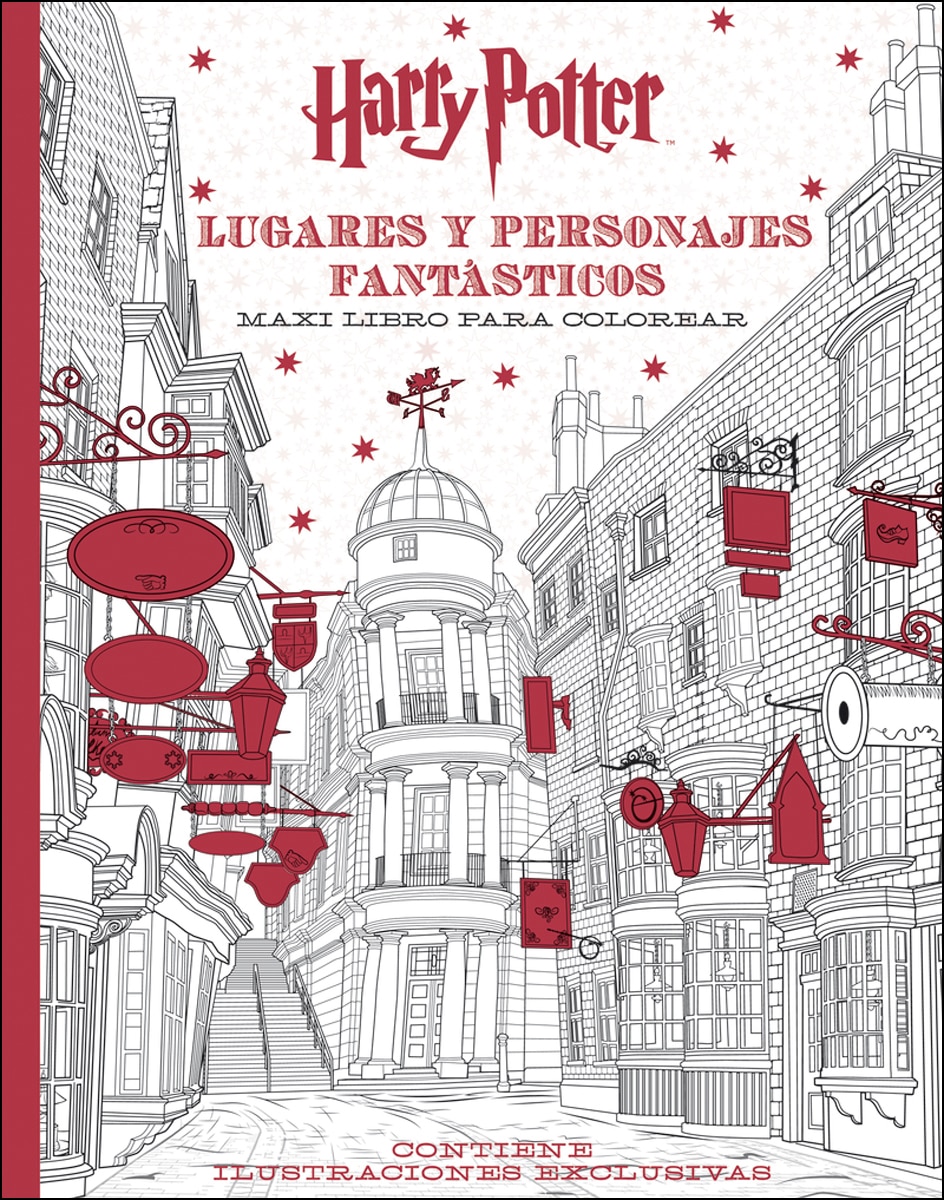 Harry Potter Lugares Y Personajes Fantásticos Maxi Libro 1