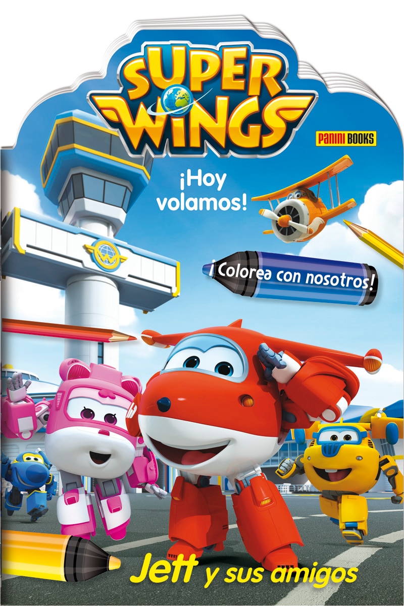 Super Wings. ¡Hoy volamos! ¡Colorea con nosotros!