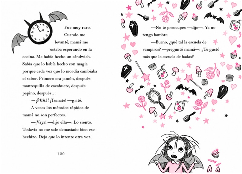 Isadora Moon 1 - Isadora Moon va al colegio: ¡Un libro mágico con purpurina en la cubierta! (Tapa blanda) 4