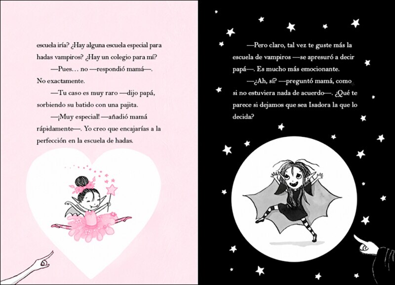 Isadora Moon 1 - Isadora Moon va al colegio: ¡Un libro mágico con purpurina en la cubierta! (Tapa blanda) 5