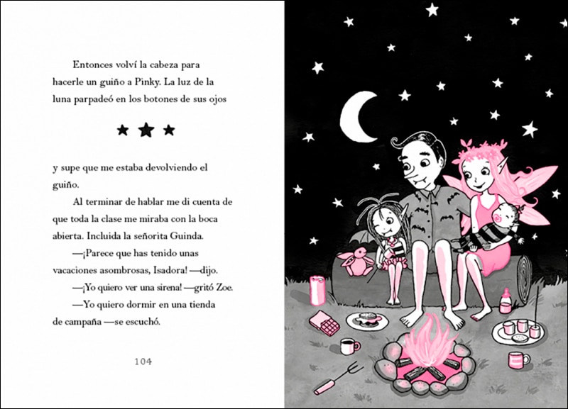 Isadora Moon 2 - Isadora Moon va de excursión: ¡Un libro mágico con purpurina en la cubierta! (Tapa blanda) 9