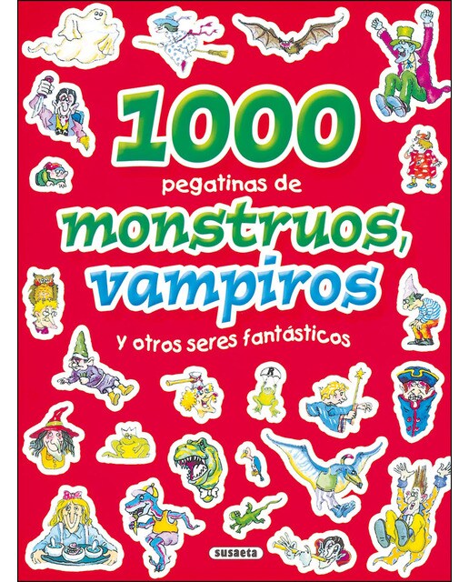 1.000 pegatinas de monstruos, vampiros y otros seres fantásticos (Capa mole) 1