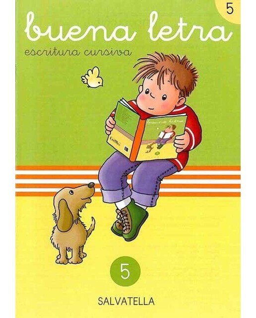 Buena letra, escritura cursiva, 5 Educación Primaria (Capa mole) 1
