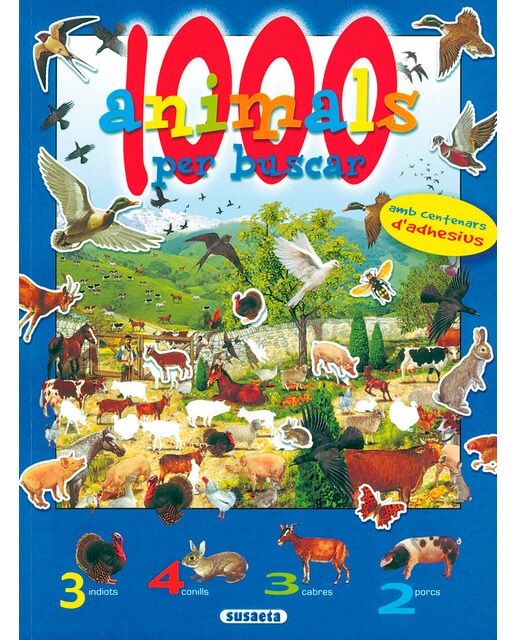 1000 Animals per buscar amb centenars d'adhesius