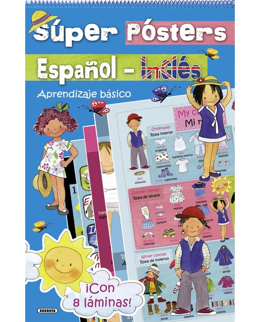 Super Pósters Español-Inglés. Aprendizaje básico