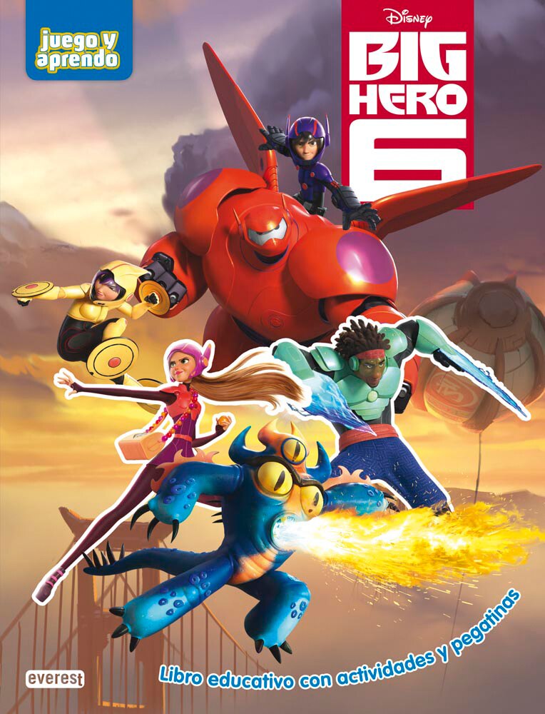 Imagem 0 de Big Hero 6: Libro educativo con actividades y vocabulario. Y DE REGALO... ¡Un marcador de lectura y figuras recortables! (Capa mole)