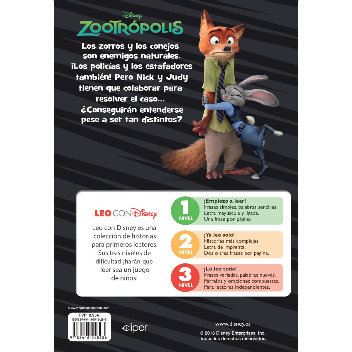 Zootrópolis. Leo con Disney (Nivel 2) (Disney. Lectoescritura) (Tapa dura) 2