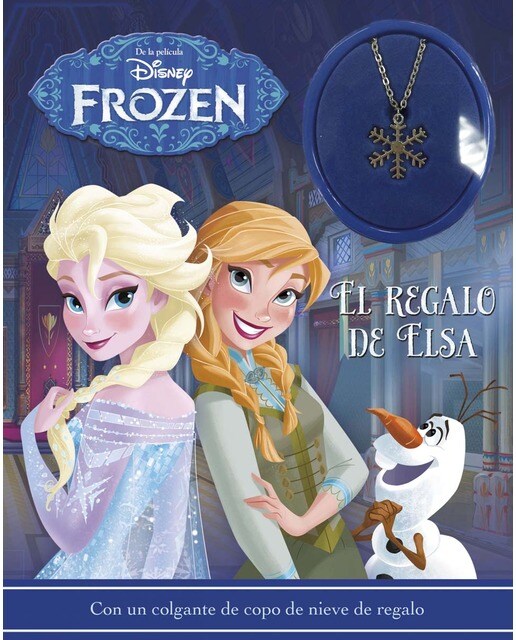 Frozen.Libro con collar. El regalo de Elsa  (Lujo Tapa dura) 1