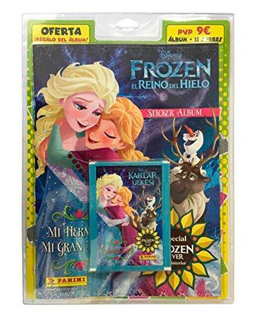 Blister Album  + 15 Sobres Frozen 3 1