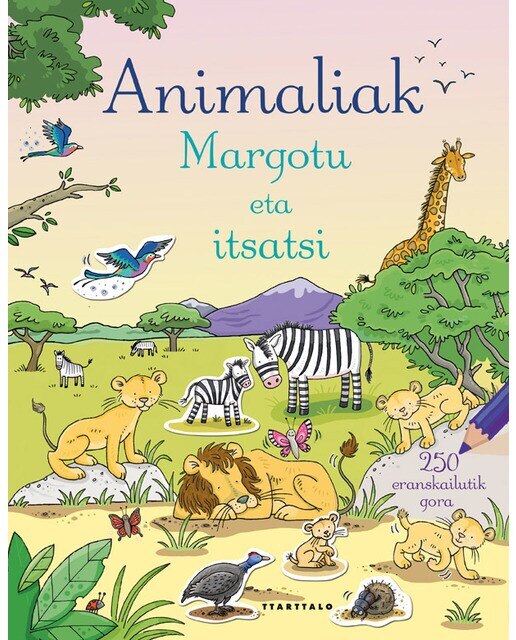 Animaliak margotu eta itsatsi 1