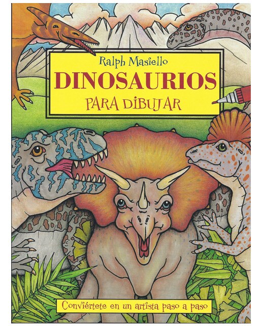 Dinosaurios para dibujar: Conviértete en un artista paso a paso(Tapa blanda) 1
