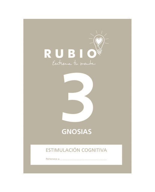 Estimulación cognitiva: gnosias 3(Tapa blanda) 1