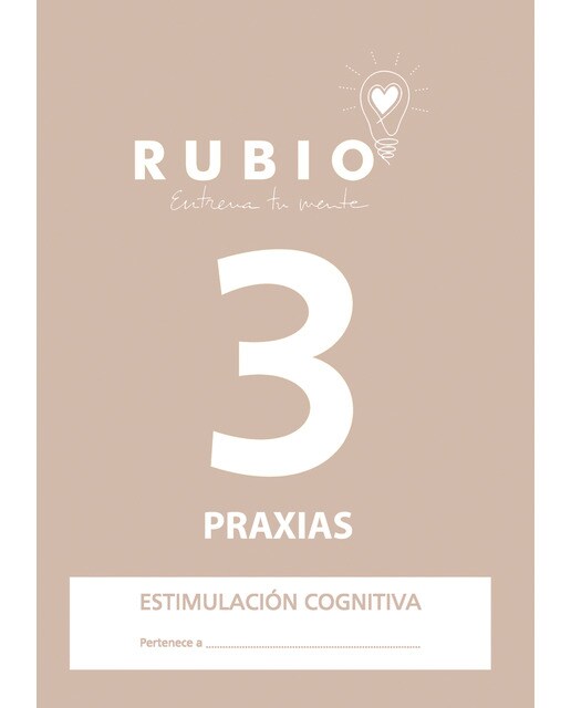 Estimulación cognitiva: praxias 3(Tapa blanda) 1