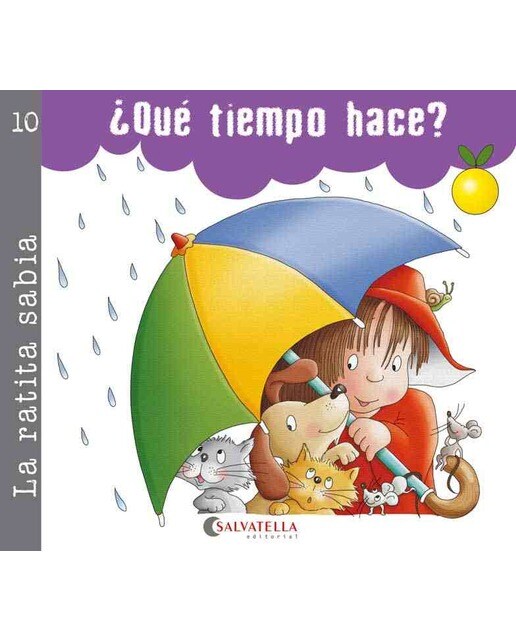 La ratita sabia 10 (palo y cursiva): ¿Qué tiempo hace? (Capa mole) 1
