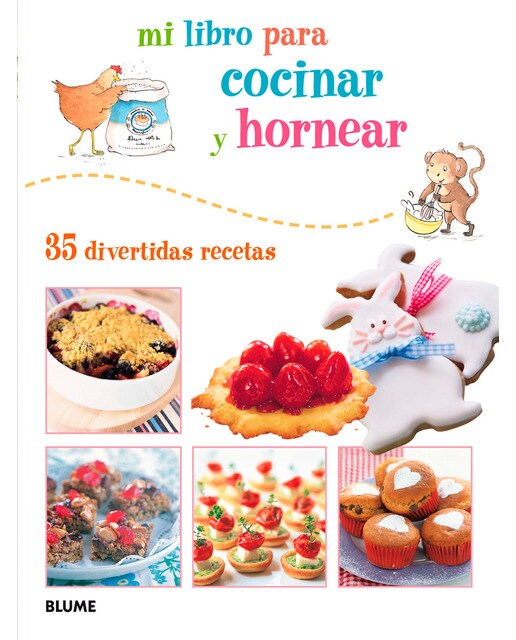 Mi libro para cocinar y hornear: 35 divertidas recetas (Capa mole com abas) 1