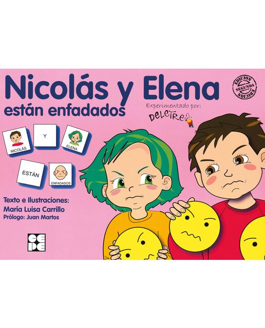 Pictogramas: Nicolás y Elena están enfadados 1