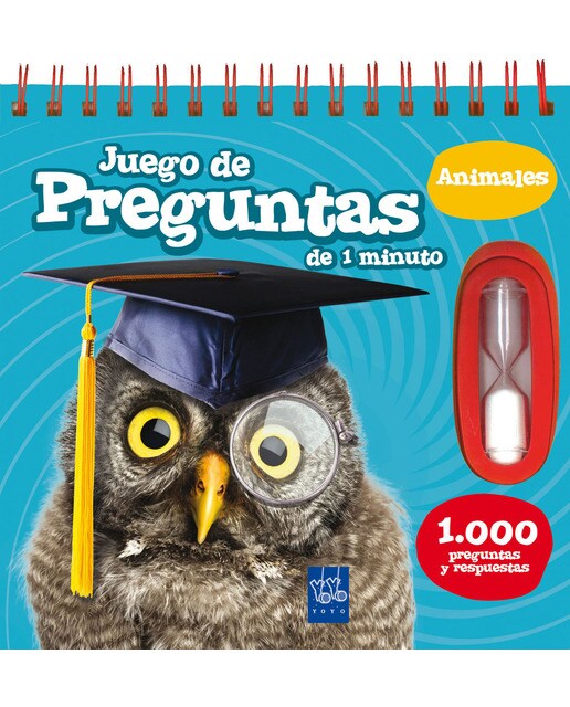 Juego de preguntas de 1 minuto. Animales: 1.000 preguntas y respuestas. Animales (Capa dura) 1