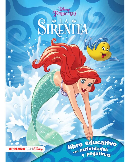Imagem 0 de La Sirenita. Libro educativo con actividades y pegatinas (Disney. Actividades) (Capa mole)