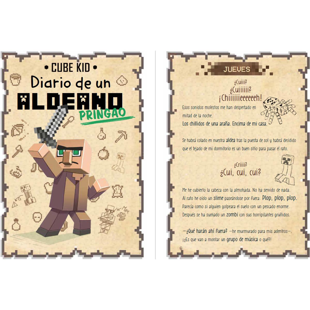 Minecraft. Diario de un aldeano pringao: Narrativa 1  (Tapa dura) 3