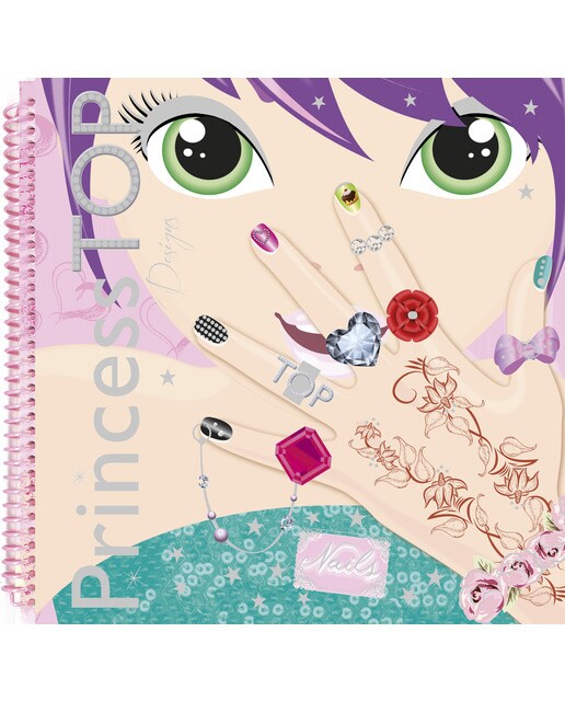 Princess top design - nails