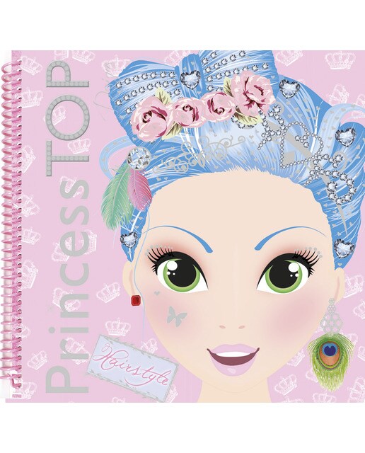 Princess top design - hairstyles