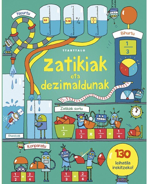 Zatikiak eta zenbaki dezimaldunak(Tapa dura) 1