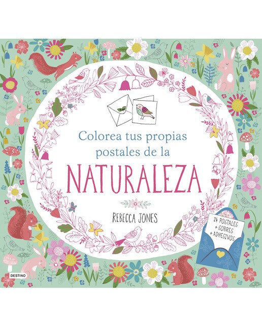 Colorea tus propias postales de la naturaleza(Tapa blanda) 1