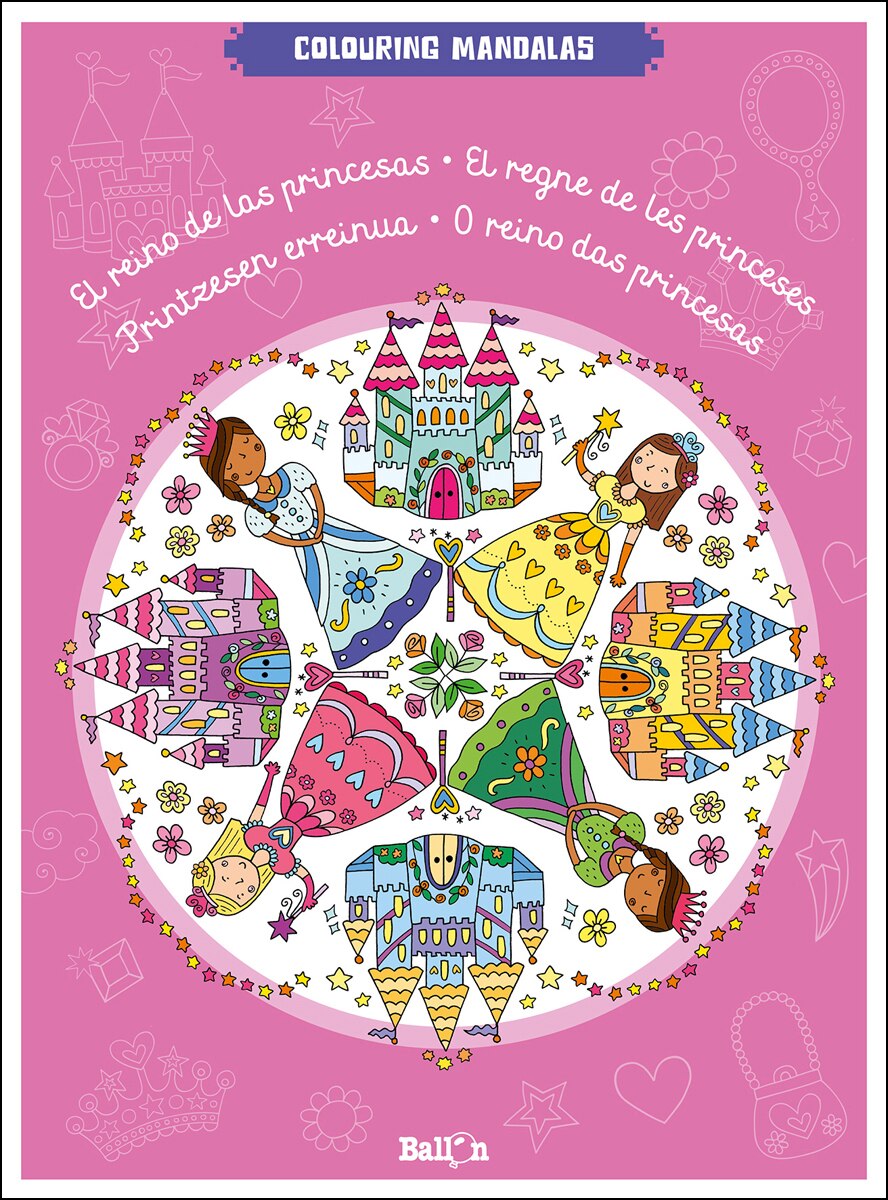 Imagen 0 de Colouring Mandalas - El reino de las princesas  (Tapa blanda)