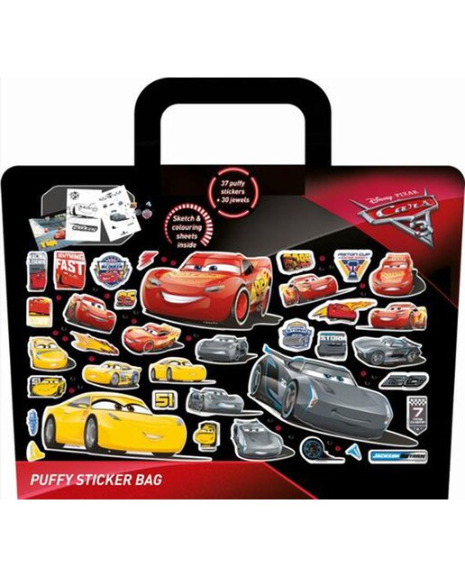 Imagen 0 de Maleta de pegatinas puffy de cars