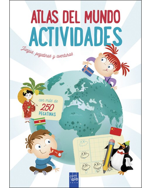 Imagen 0 de Atlas del mundo. Actividades: Juegos, pegatinas y aventuras (Tapa blanda)