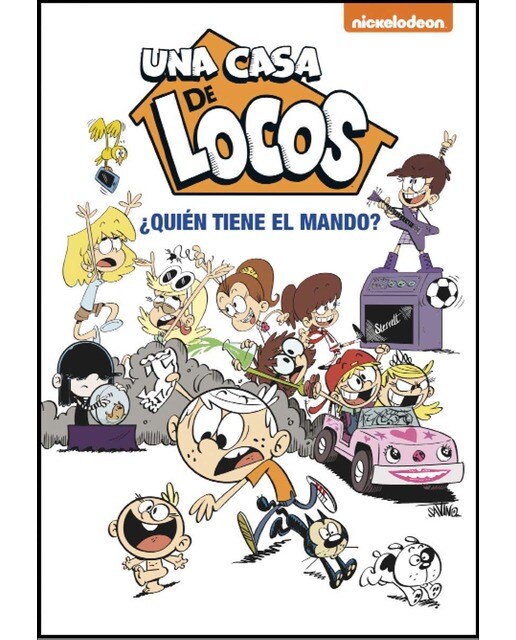 Imagen 1 de Una casa de locos. Cómic 1 - ¿Quién tiene el mando?  (Tapa dura)