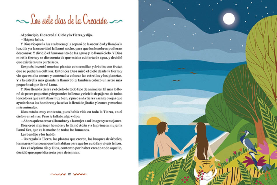 La Biblia contada a los niños: Historias del Antiguo Testamento y Nuevo Testamento  (Tapa dura) 2