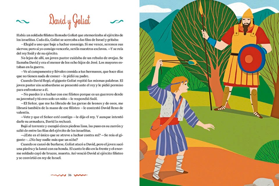 La Biblia contada a los niños: Historias del Antiguo Testamento y Nuevo Testamento  (Tapa dura) 4