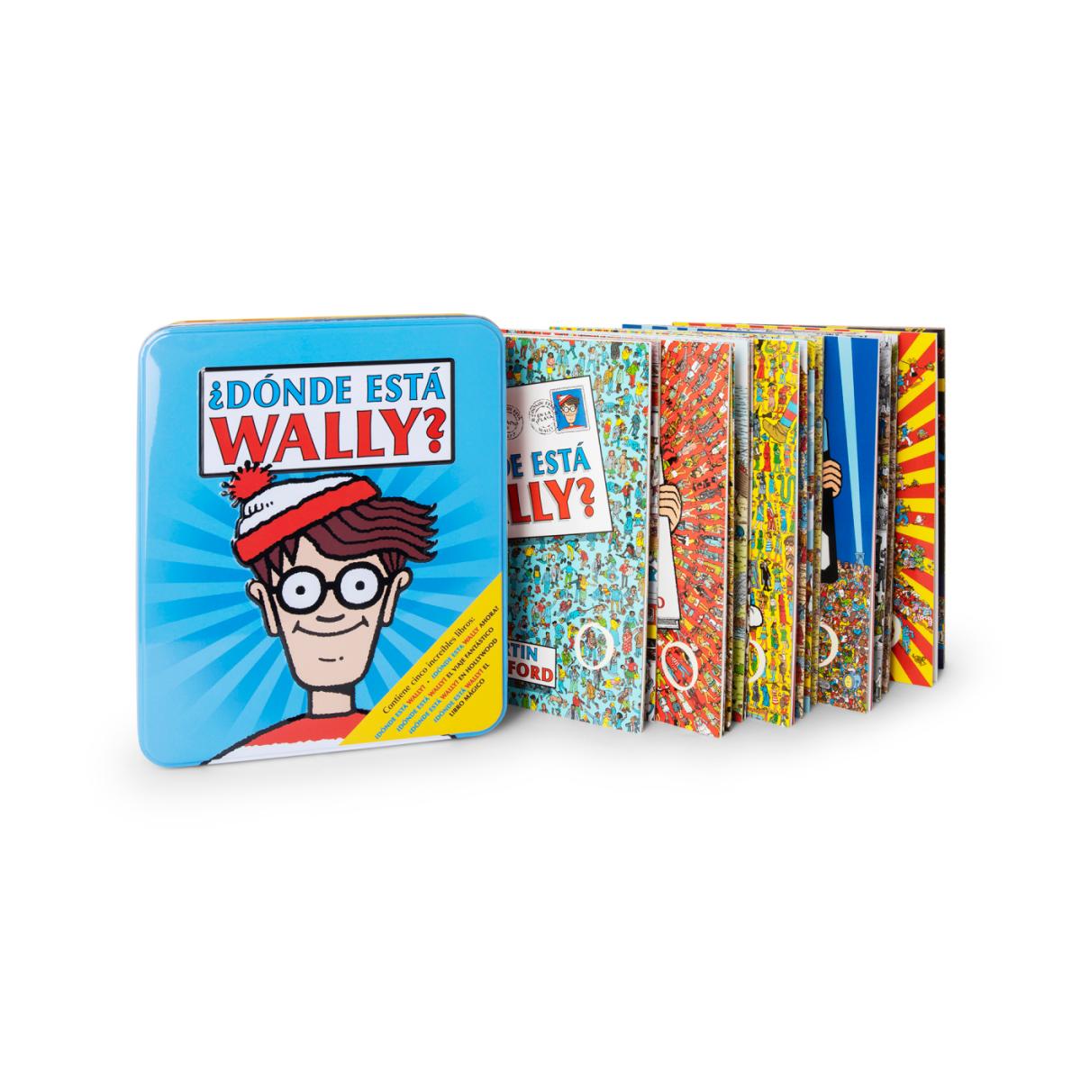 ¿Dónde está Wally? - En una caja metálica que contiene cinco increíbles libros: ¿Dónde está Wally? | ¿Dónde está Wally ahora? | ¿Dónde (Tapa blanda) 2