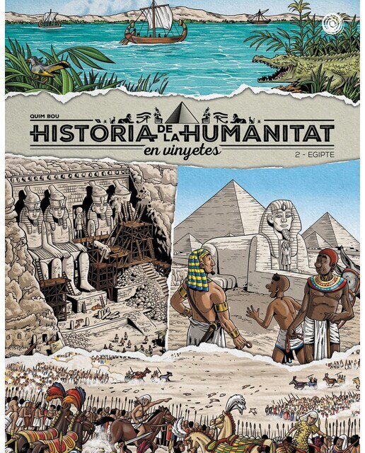 Imagen 0 de HISTÒRIA DE LA HUMANITAT EN VINYETES VOL. 2: EGIPTE (Tapa dura)