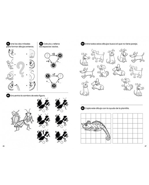 El gran libro de los pasatiempos: 365 juegos divertidos para niños y niñas: enigmas, sopas de letras, colorear, busca y encuentra, ¡y m  (Tapa blanda) 3