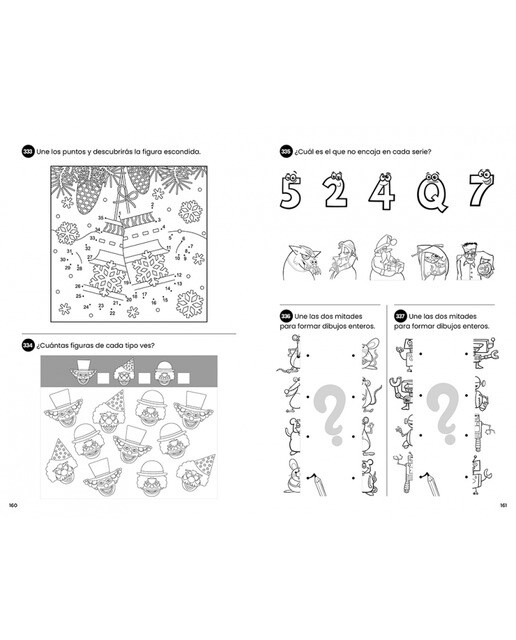 El gran libro de los pasatiempos: 365 juegos divertidos para niños y niñas: enigmas, sopas de letras, colorear, busca y encuentra, ¡y m  (Tapa blanda) 5