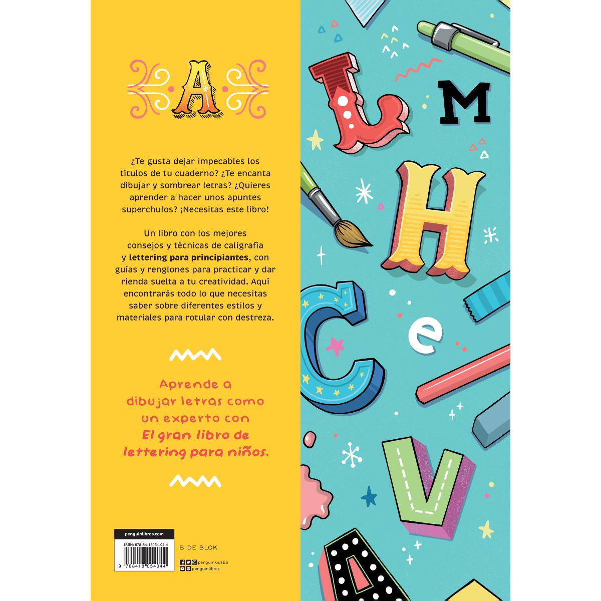 El gran libro de lettering para niños: Aprende a dibujar letras y a rotular como un experto (Tapa blanda) 2