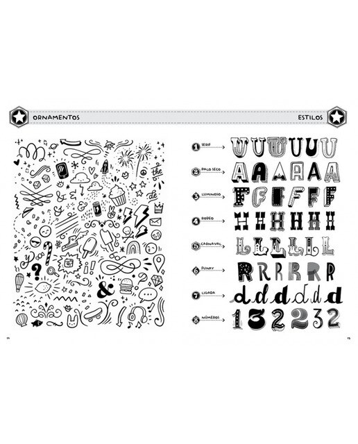 El gran libro de lettering para niños: Aprende a dibujar letras y a rotular como un experto (Tapa blanda) 6