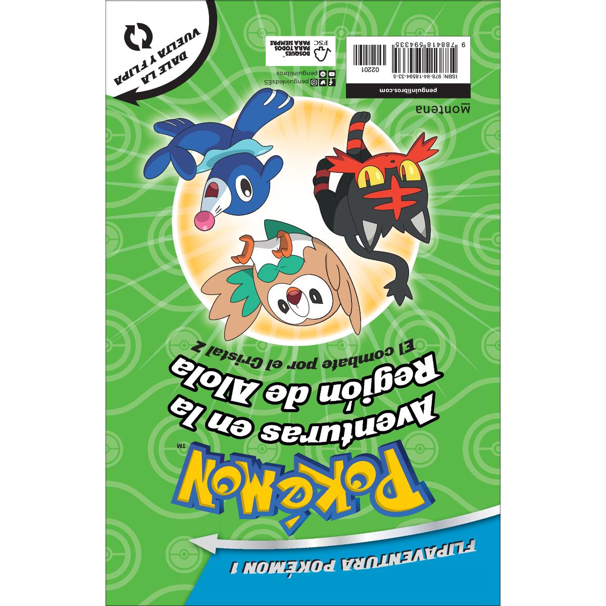 Pokémon. Aventuras en la Región Galar: El choque de los Gigamax + Aventuras en la Región Alola. El combate por el crista FlipAventura   (Tapa blanda) 2
