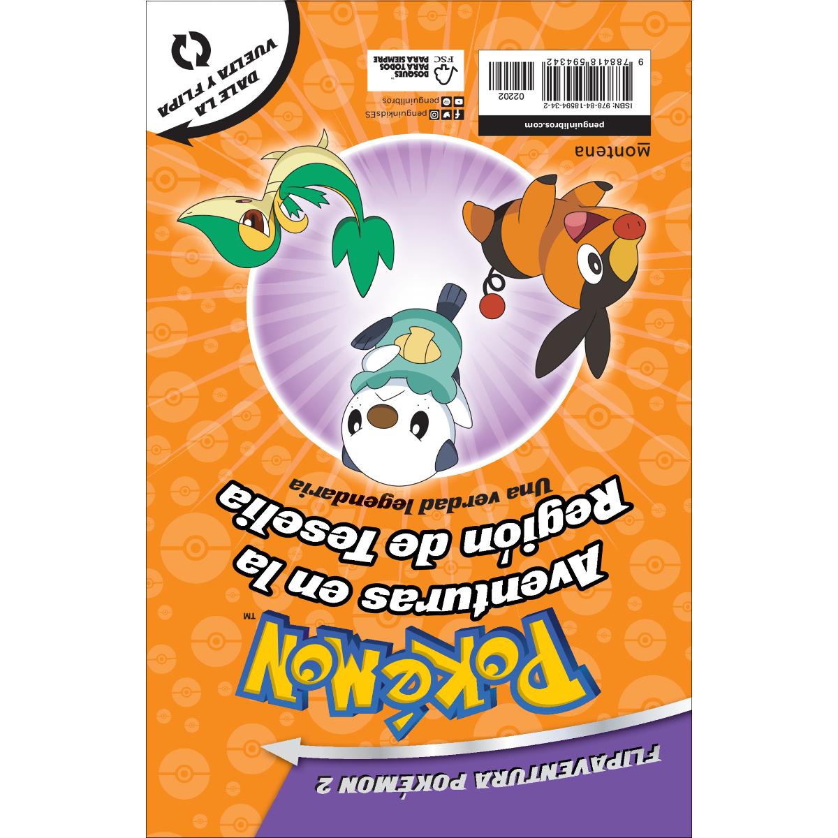 Pokémon. Kalos: El secreto de Zygarde + Teselia: Una verdad legendaria. (FlipAventura Pokémon 2): Dale la vuelta y flipa  (Tapa blanda) 2