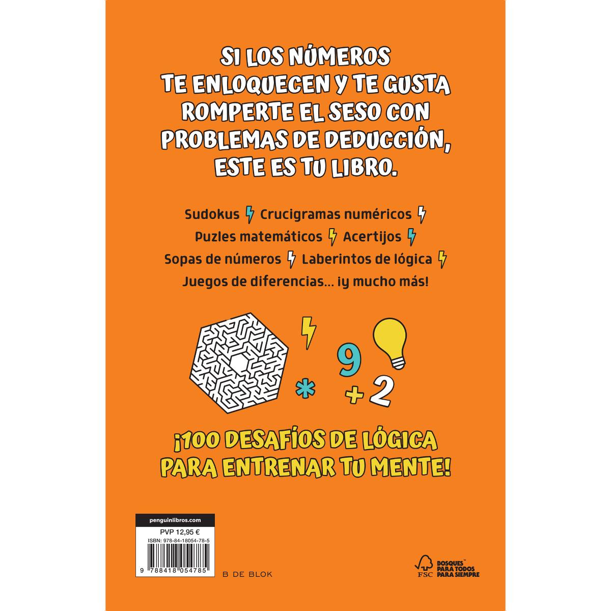 100 desafíos de lógica para entrenar tu mente(Tapa blanda) 2
